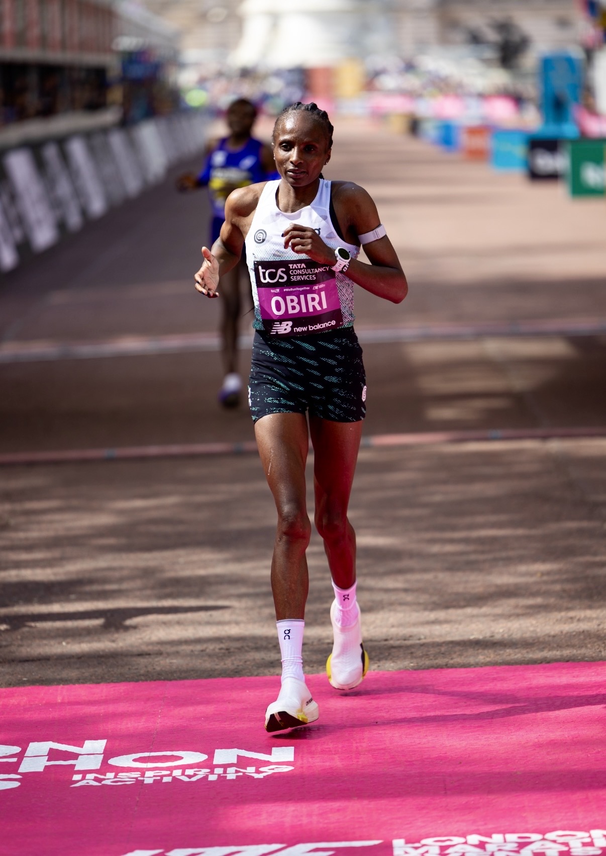 Hellen Obiri running The Mall at TCS London Marathon 2026